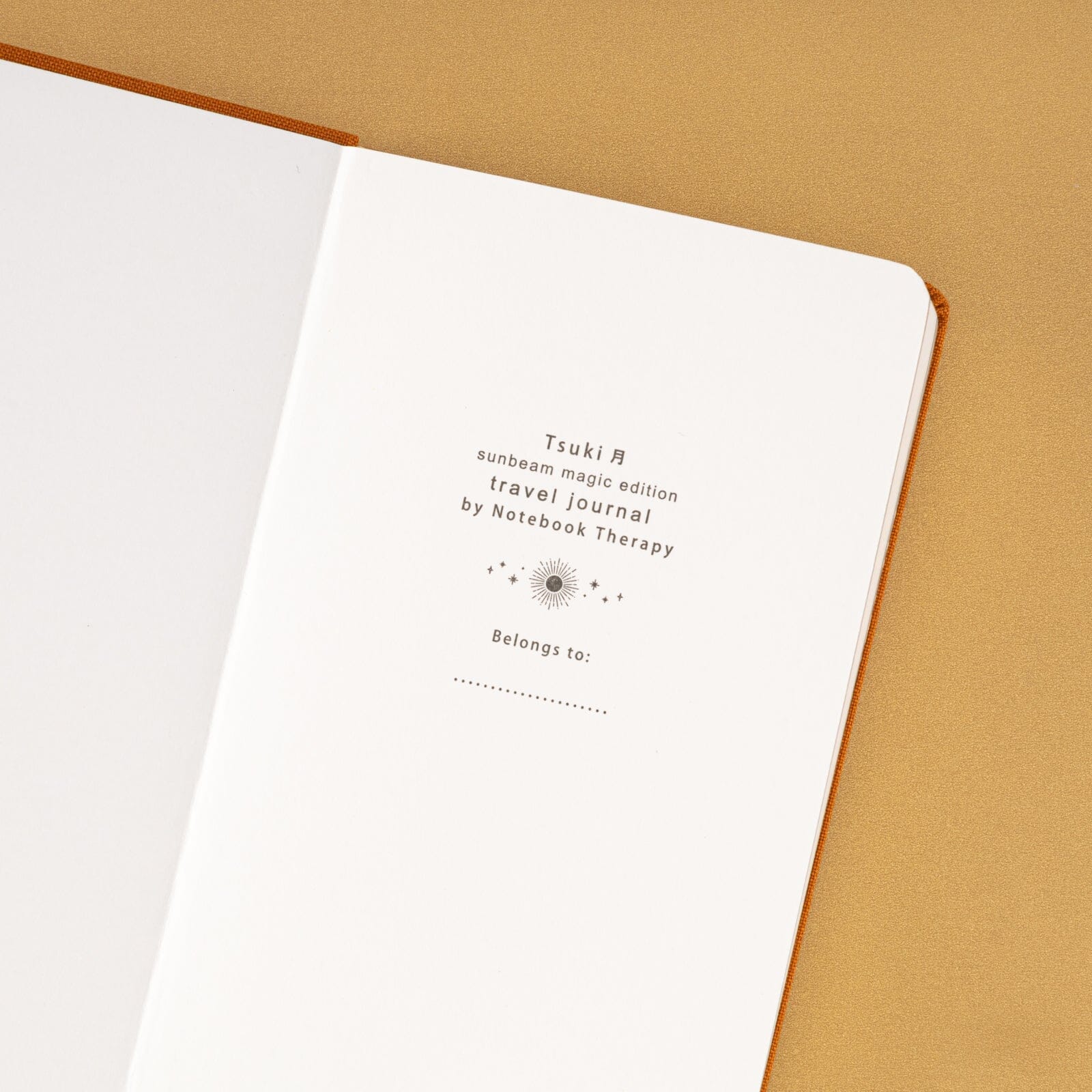 Tsuki ‘Sunbeam Magic’ Luxury Travel Notebook ☾ - Image 5