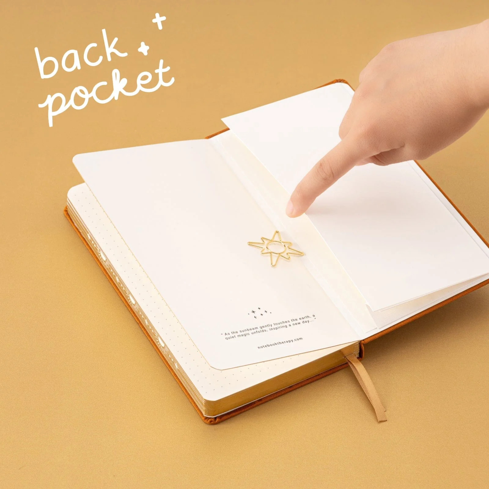 Tsuki ‘Sunbeam Magic’ Luxury Travel Notebook ☾ - Image 8