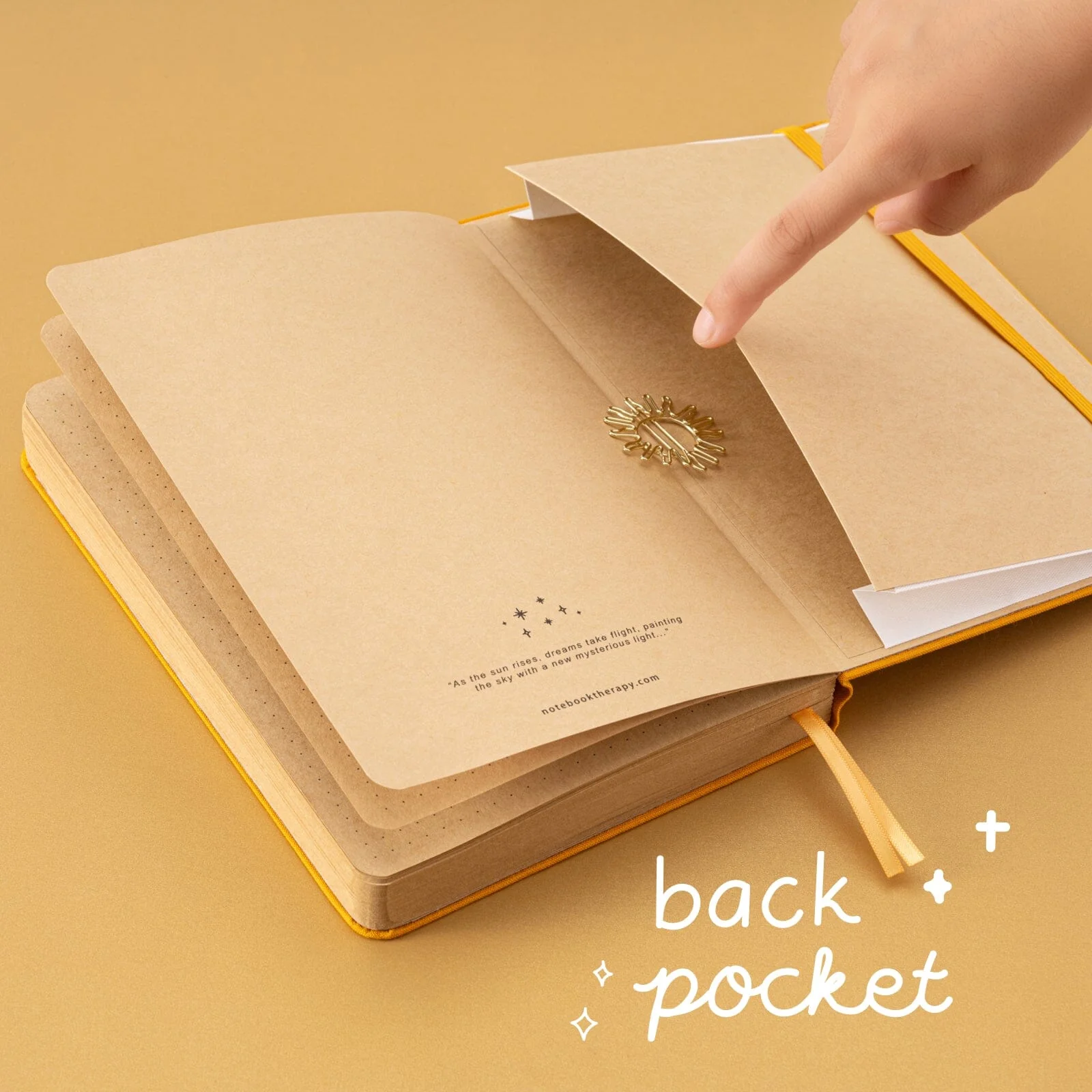 Tsuki ‘Sunlit Mystery’ Kraft Paper Limited Edition Bullet Journal ☾ - Image 6