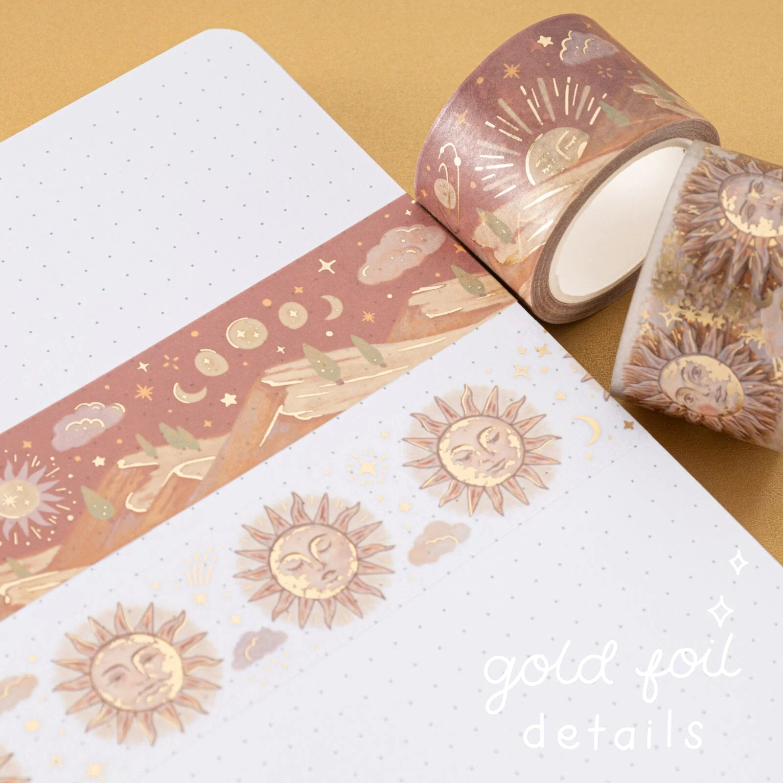 Tsuki ‘Sunlit Mystery’ Washi Tape Set ☾ - Image 13
