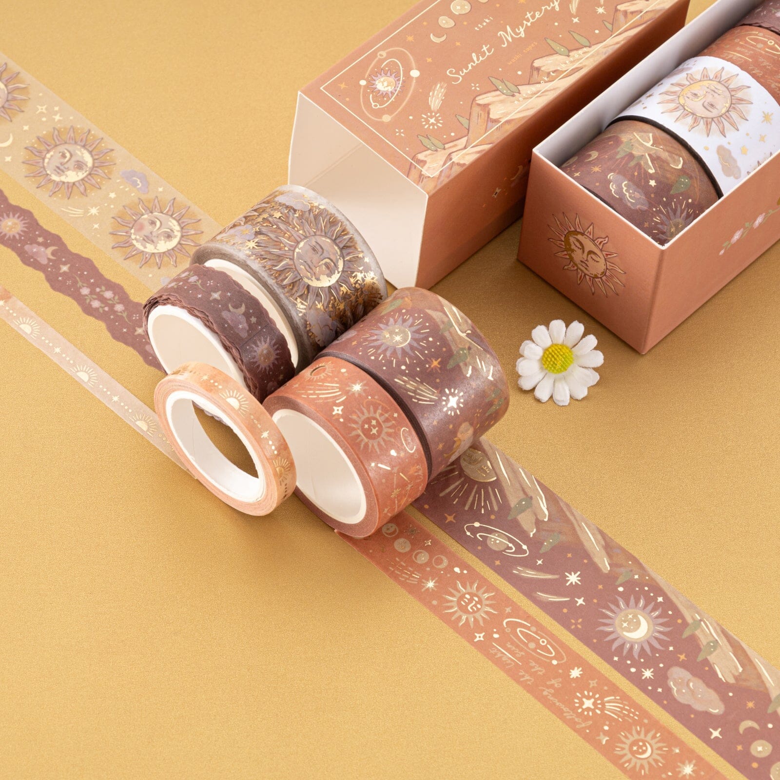 Tsuki ‘Sunlit Mystery’ Washi Tape Set ☾ - Image 7