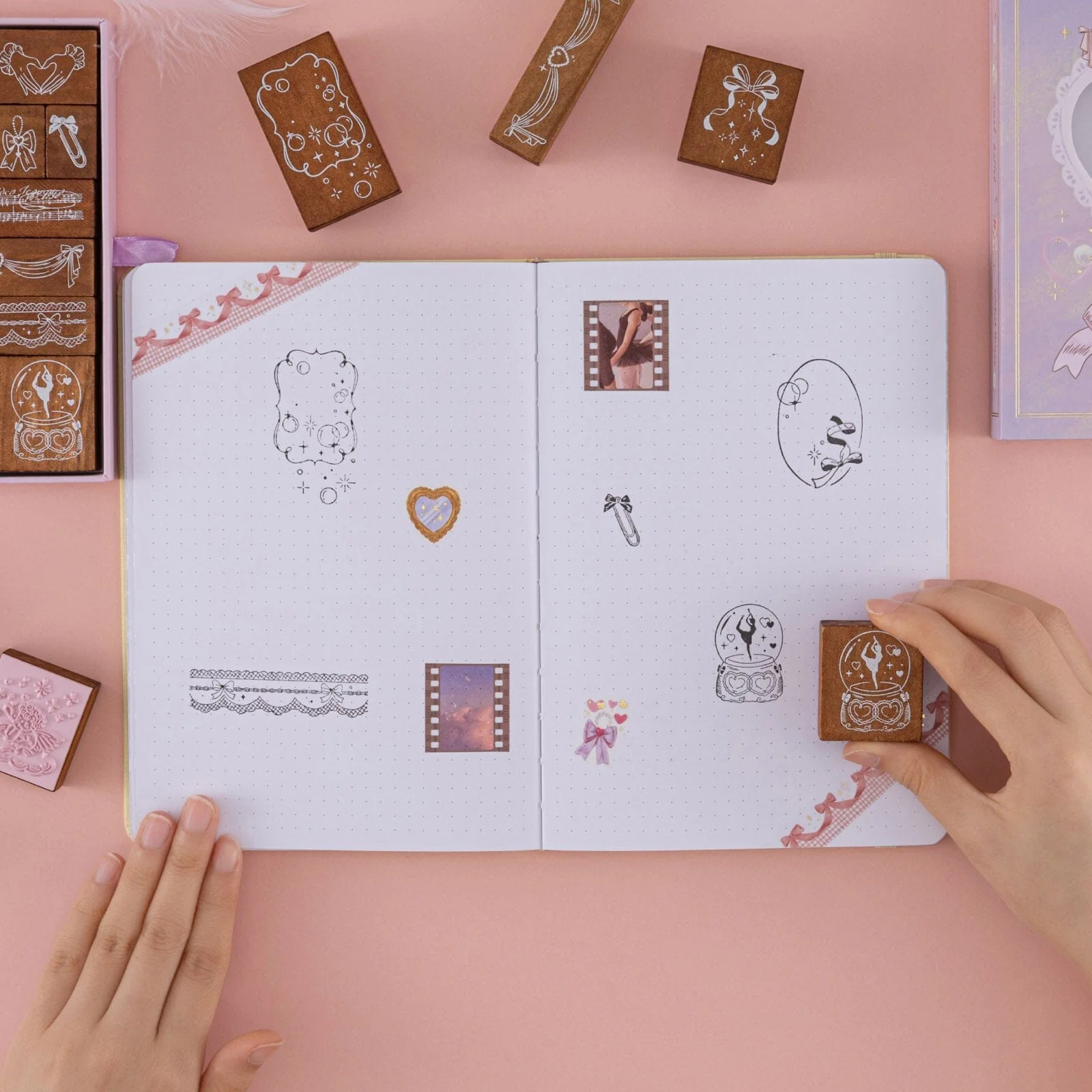 Tsuki ‘Sweet Ballet’ Bullet Journal Stamp Set ☾ - Image 13
