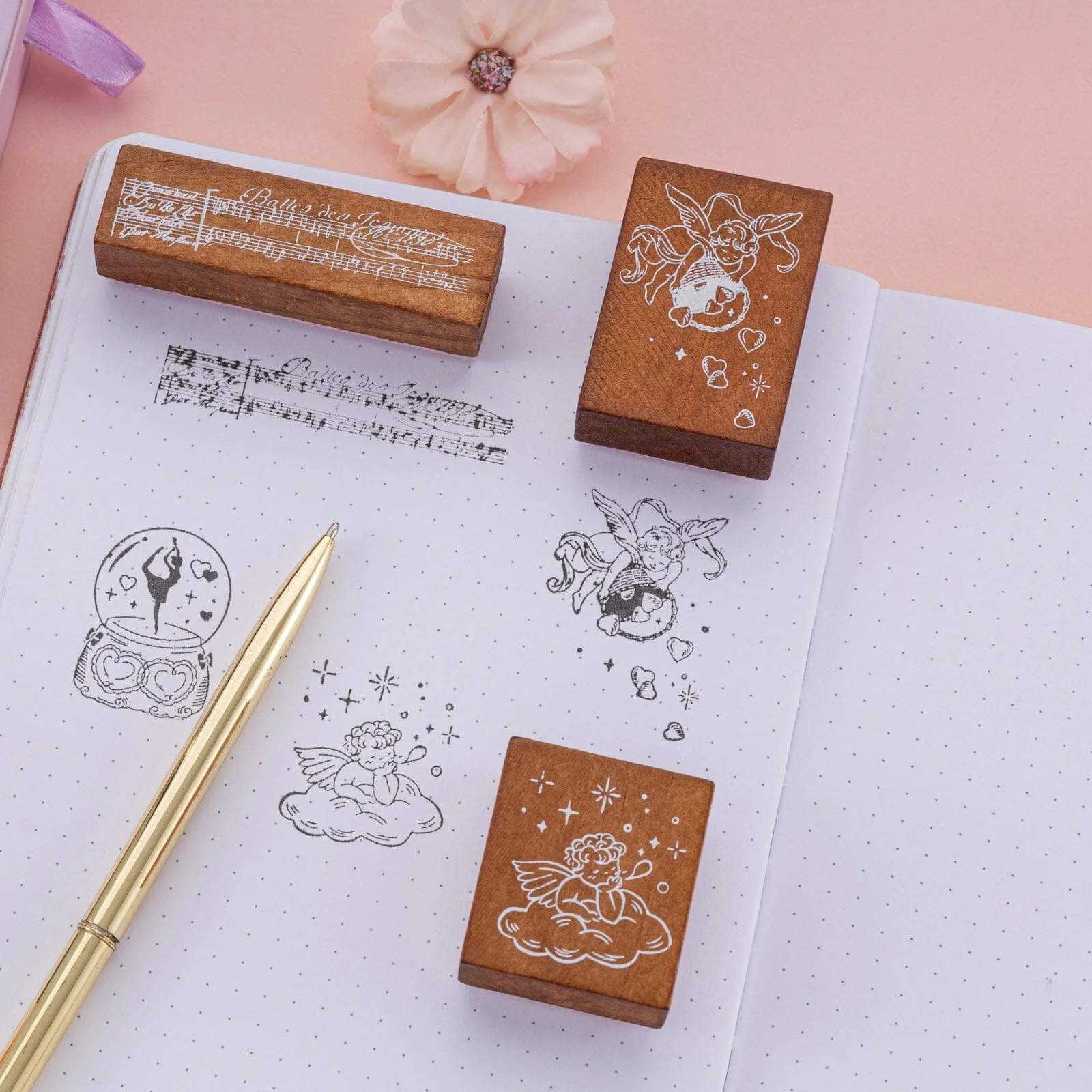 Tsuki ‘Sweet Ballet’ Bullet Journal Stamp Set ☾ - Image 8