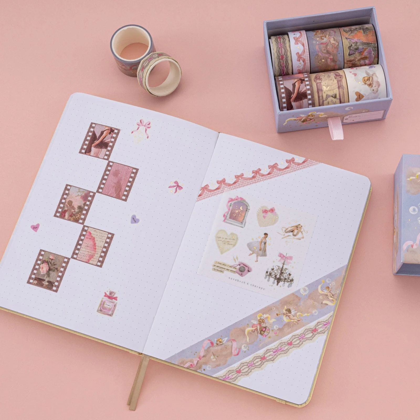 Tsuki ‘Sweet Ballet’ Washi Tape Set ☾ - Image 3