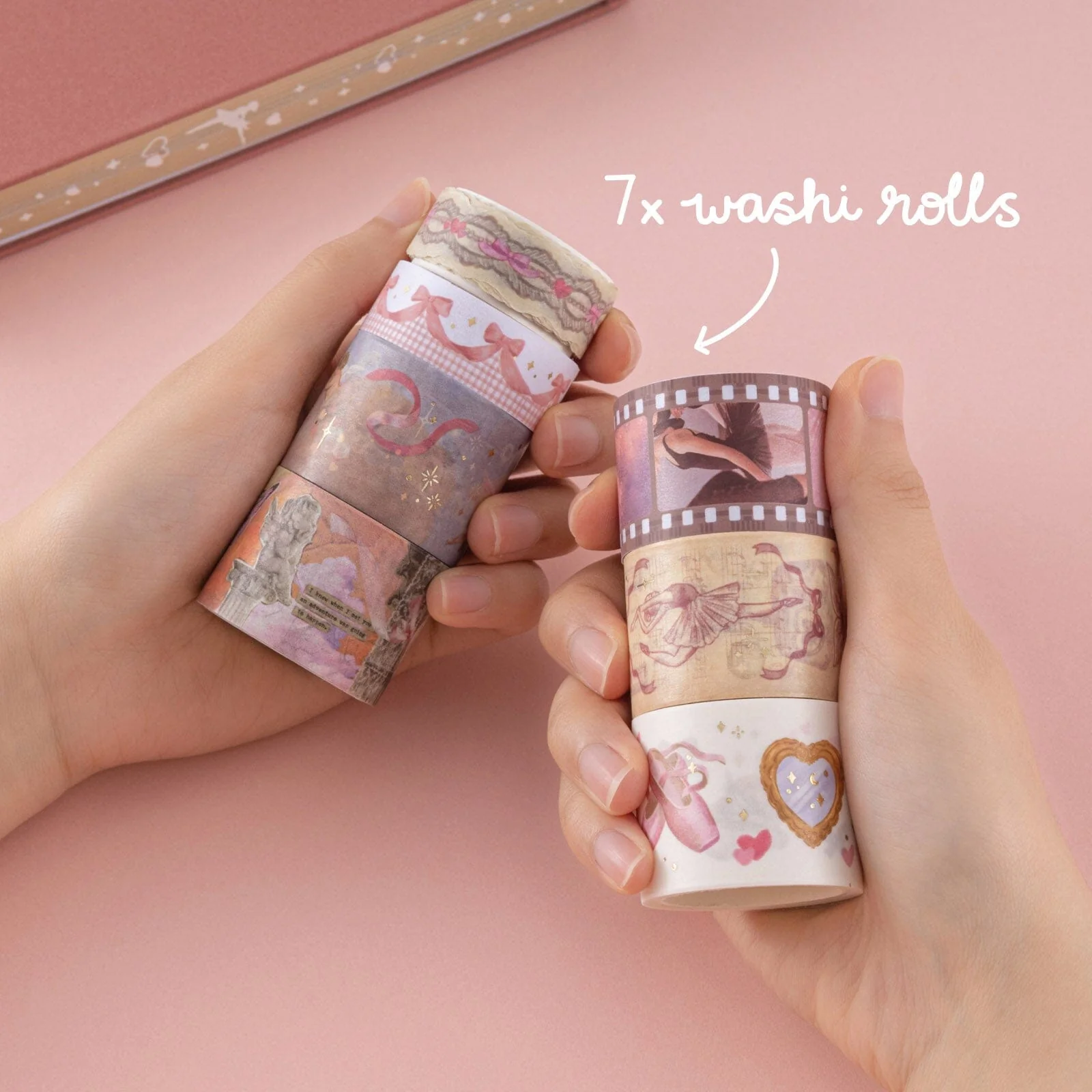 Tsuki ‘Sweet Ballet’ Washi Tape Set ☾ - Image 4