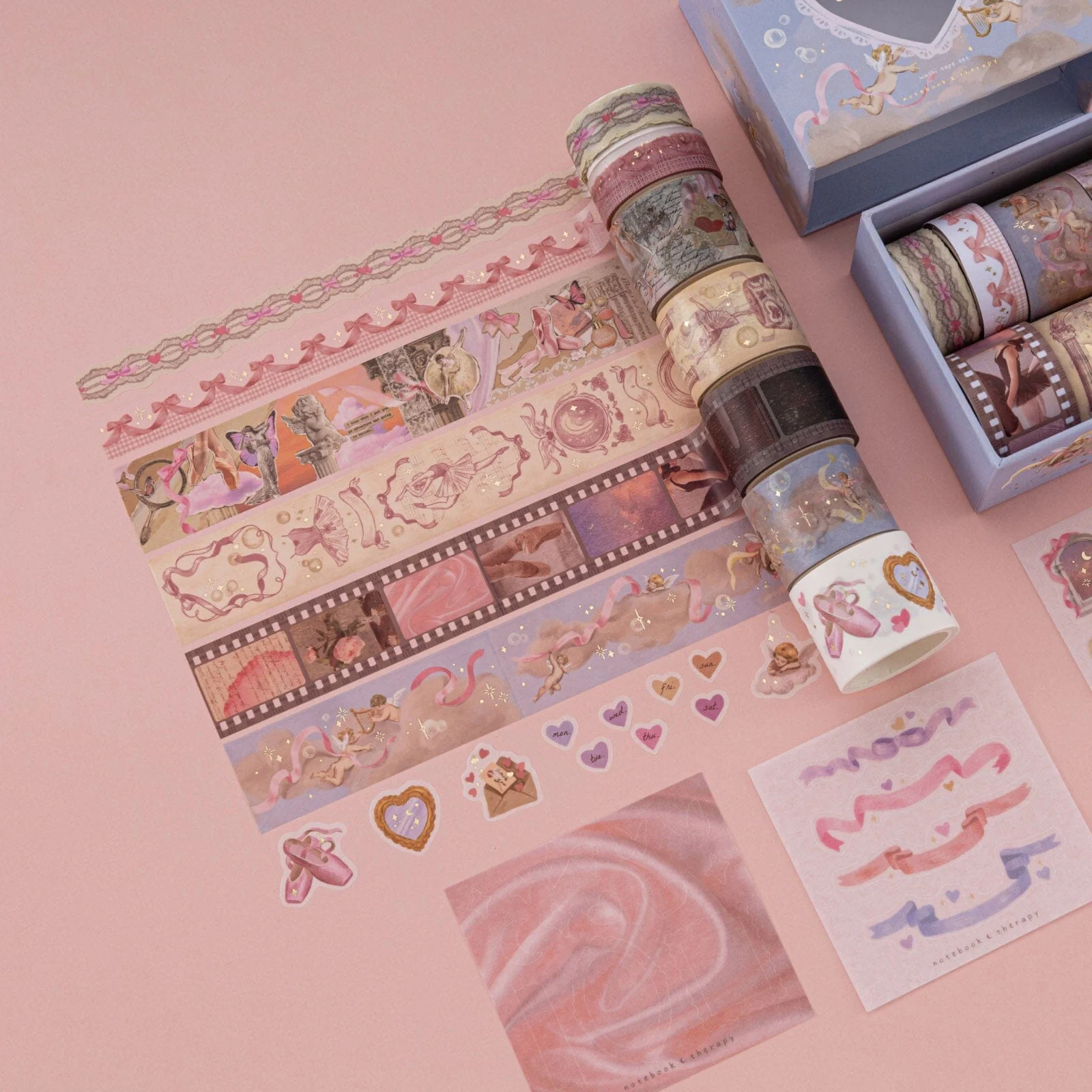 Tsuki ‘Sweet Ballet’ Washi Tape Set ☾ - Image 5