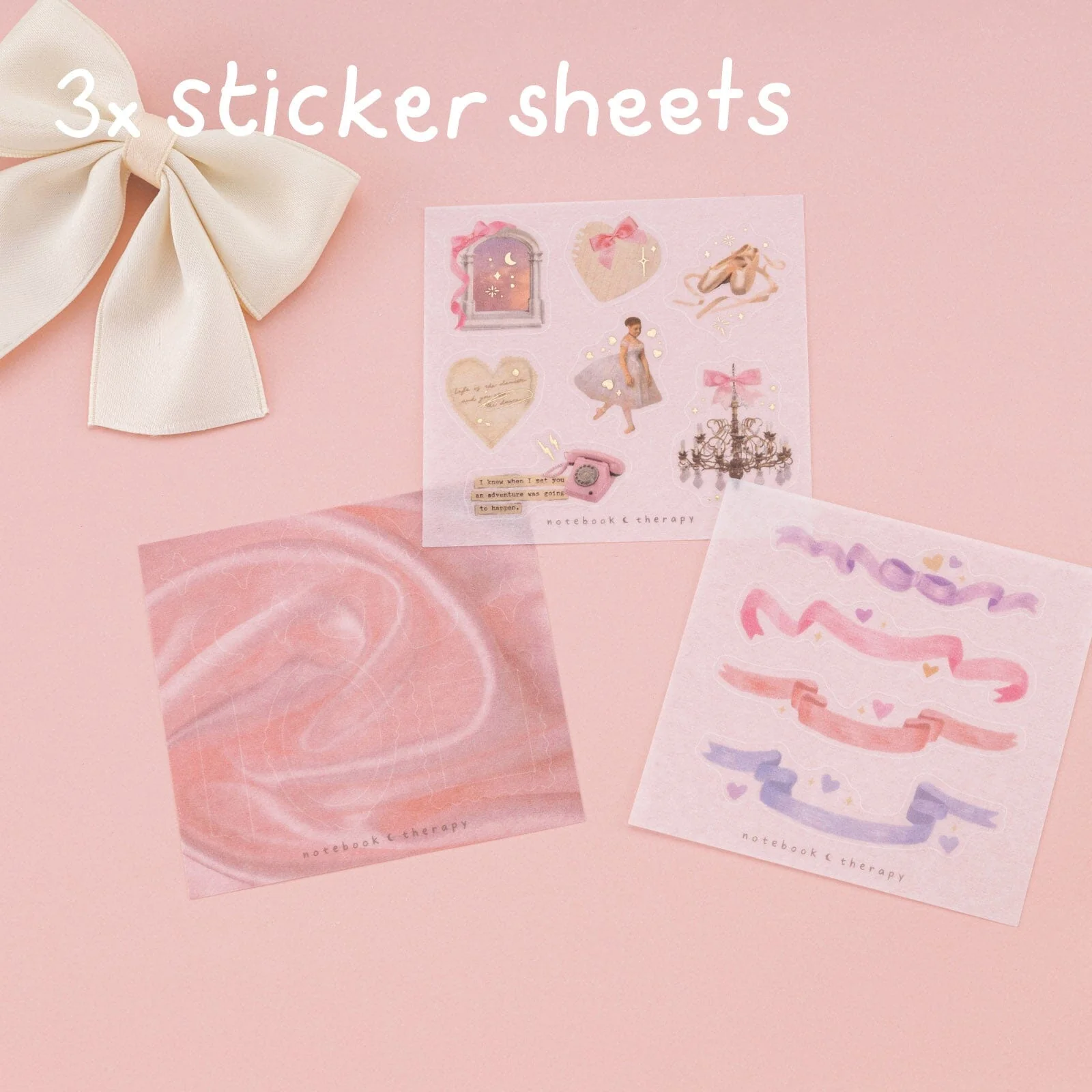 Tsuki ‘Sweet Ballet’ Washi Tape Set ☾ - Image 6
