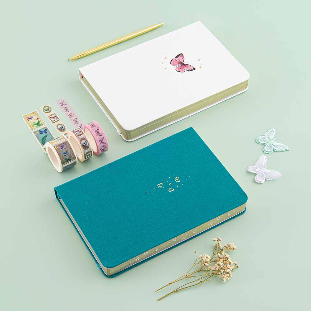 Tsuki Teal Sky ‘Flutter + Dream’ Limited Edition Bullet Journal by Notebook Therapy x Pelinkan ☾ - Image 10