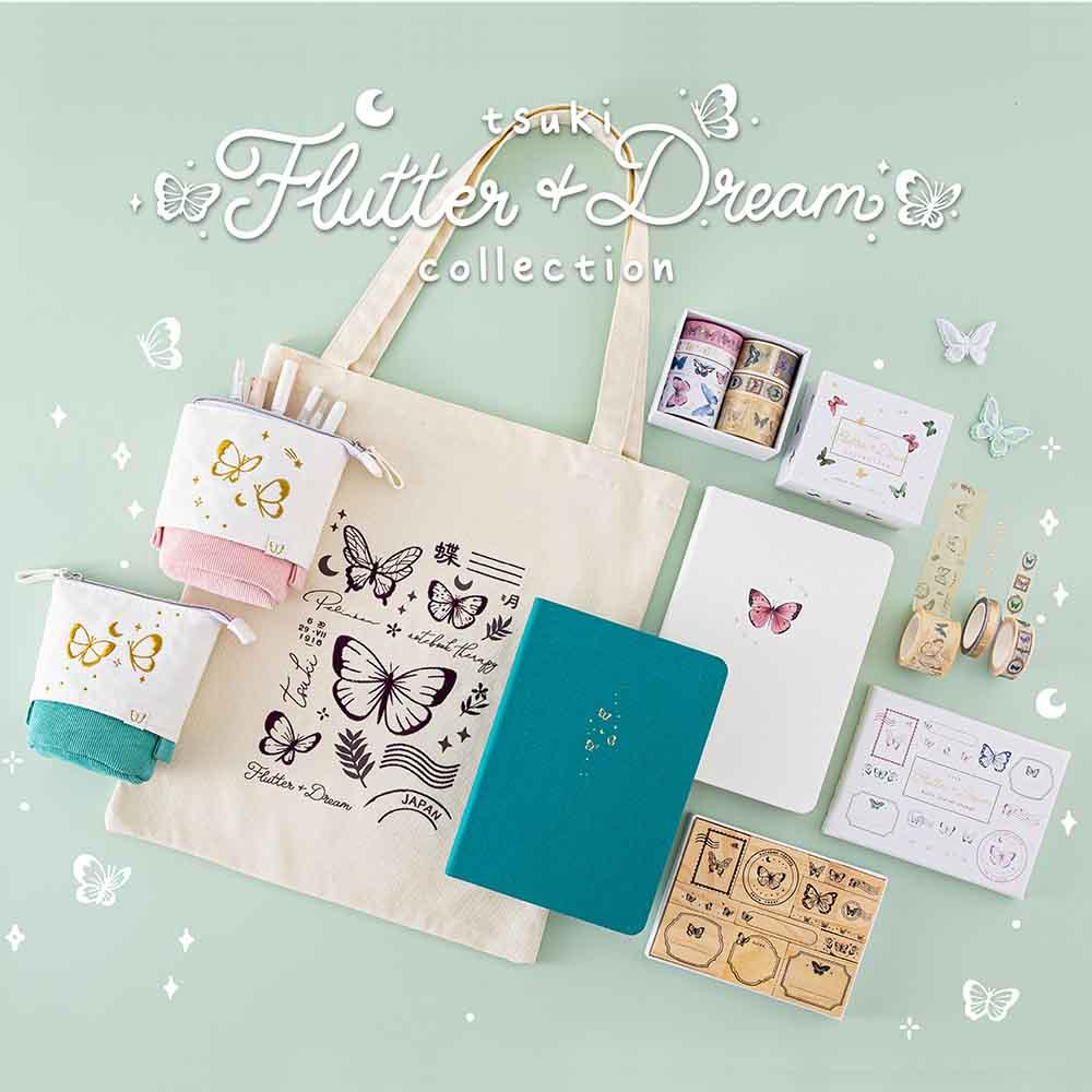 Tsuki Teal Sky ‘Flutter + Dream’ Limited Edition Bullet Journal by Notebook Therapy x Pelinkan ☾ - Image 11
