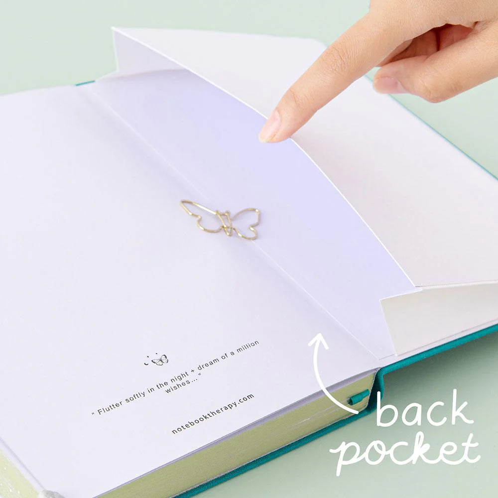 Tsuki Teal Sky ‘Flutter + Dream’ Limited Edition Bullet Journal by Notebook Therapy x Pelinkan ☾ - Image 8