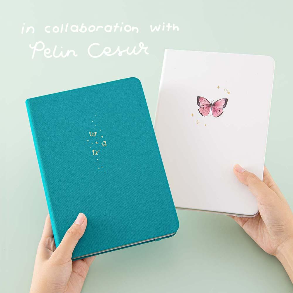 Tsuki Teal Sky ‘Flutter + Dream’ Limited Edition Bullet Journal by Notebook Therapy x Pelinkan ☾ - Image 9
