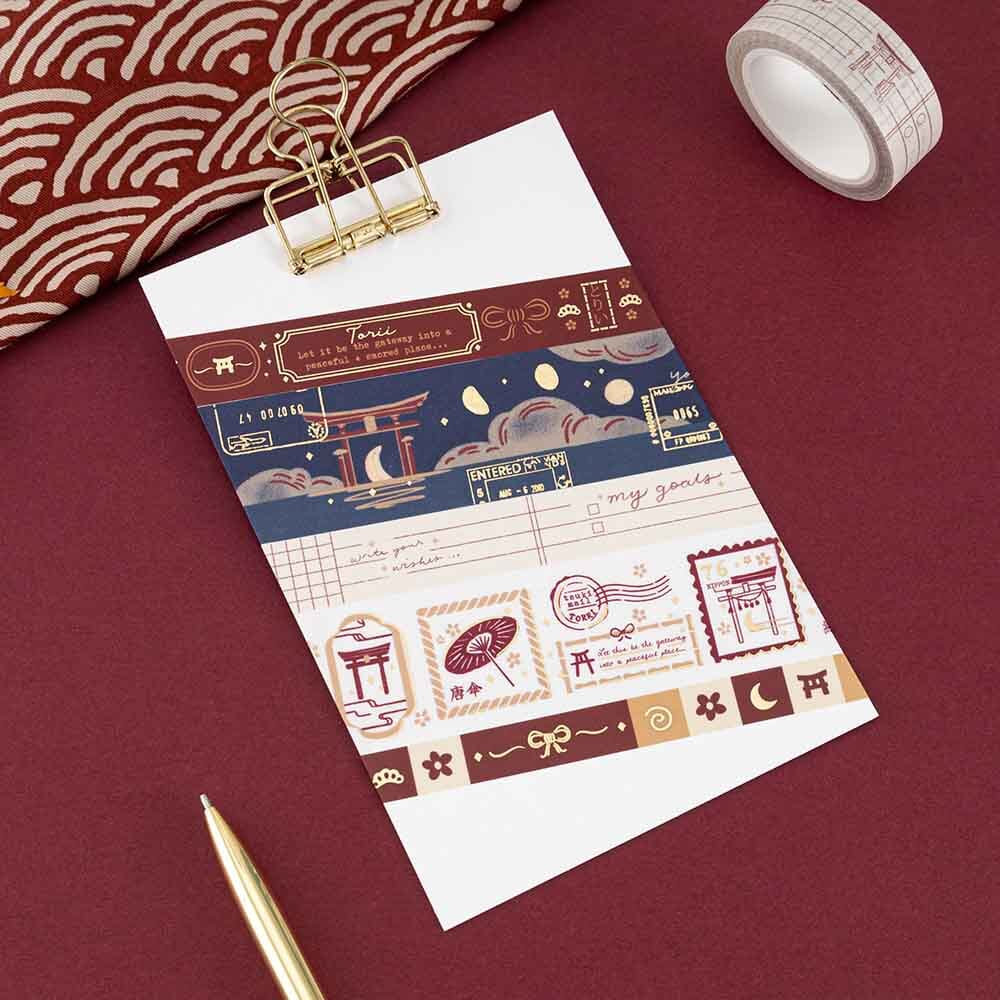 Tsuki 'Torii Edition' Washi Tape Set ☾ - Image 5