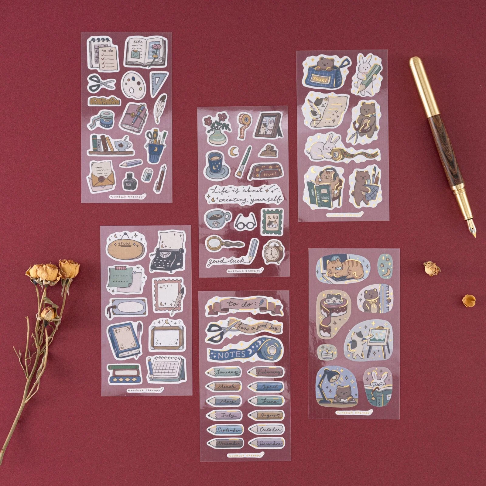 Tsuki ‘Tsuki Studio’ Sticker Set ☾ - Image 10