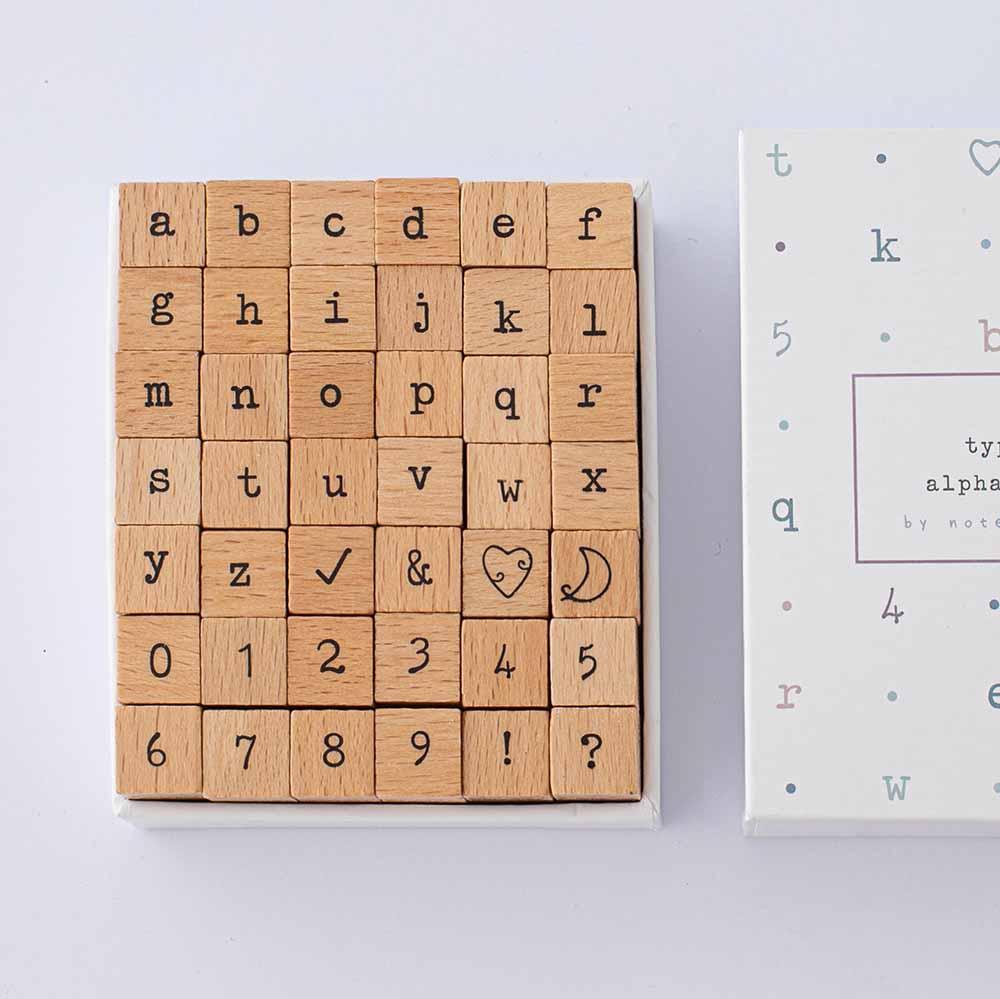 Tsuki Bullet Journal Typewriter Style Alphabet Stamp Set ☾ - Image 10