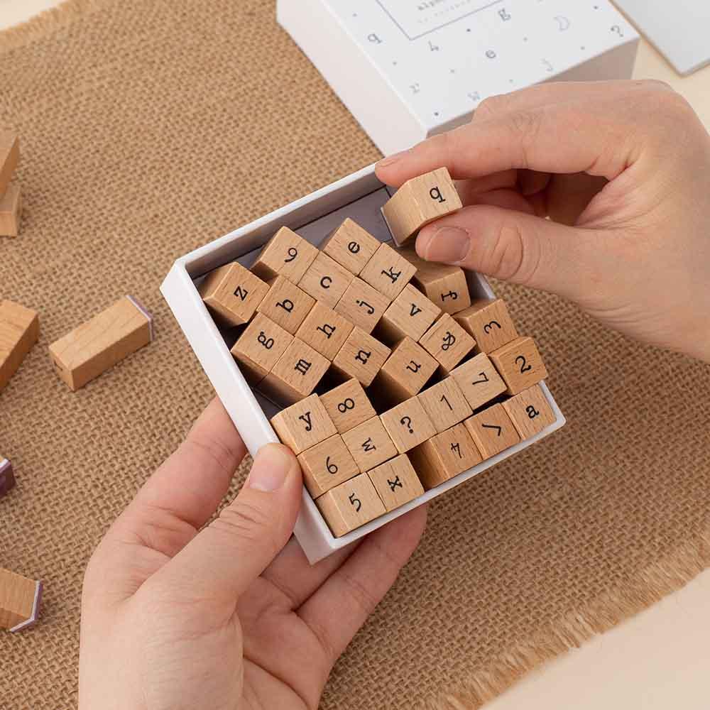 Tsuki Bullet Journal Typewriter Style Alphabet Stamp Set ☾ - Image 4