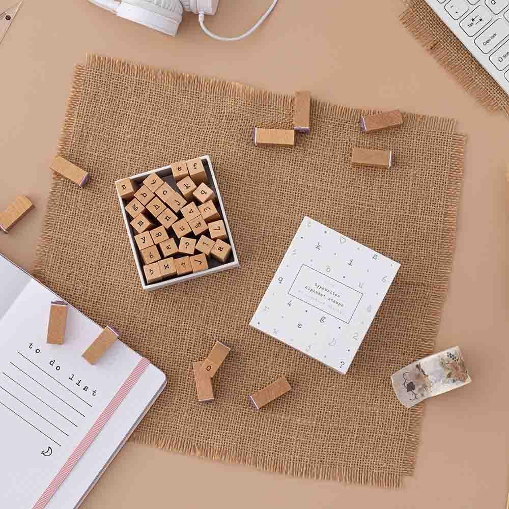 Tsuki Bullet Journal Typewriter Style Alphabet Stamp Set ☾ - Image 6