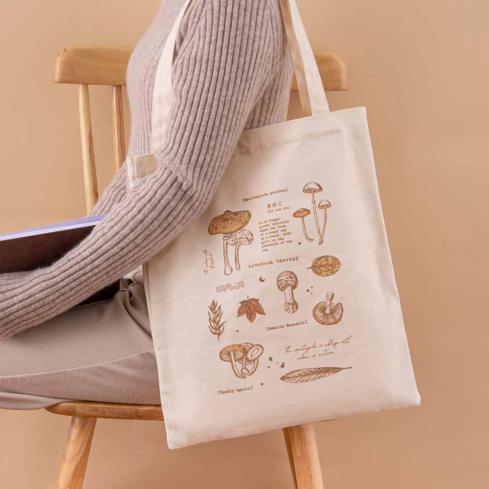 Tsuki ‘Vintage Kinoko’ Tote Bag ☾ - Image 11