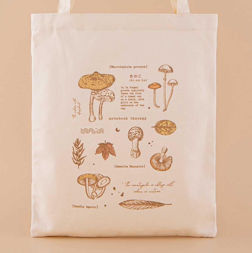 Tsuki ‘Vintage Kinoko’ Tote Bag ☾ - Image 3