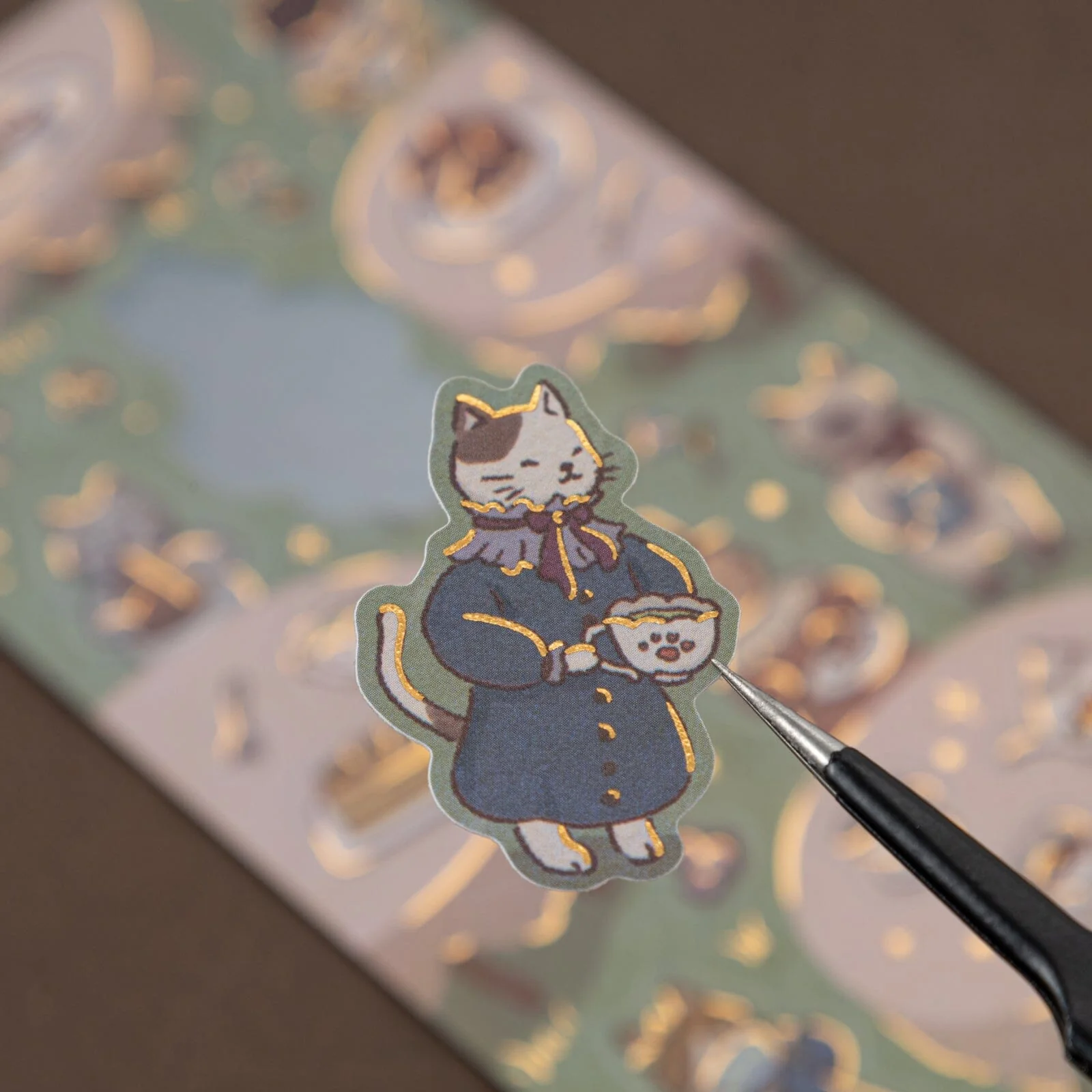 Tsuki ‘Vintage Neko’ Sticker Set ☾ - Image 12