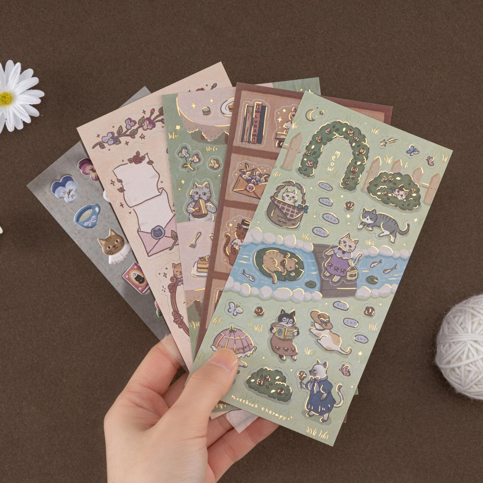 Tsuki ‘Vintage Neko’ Sticker Set ☾ - Image 5