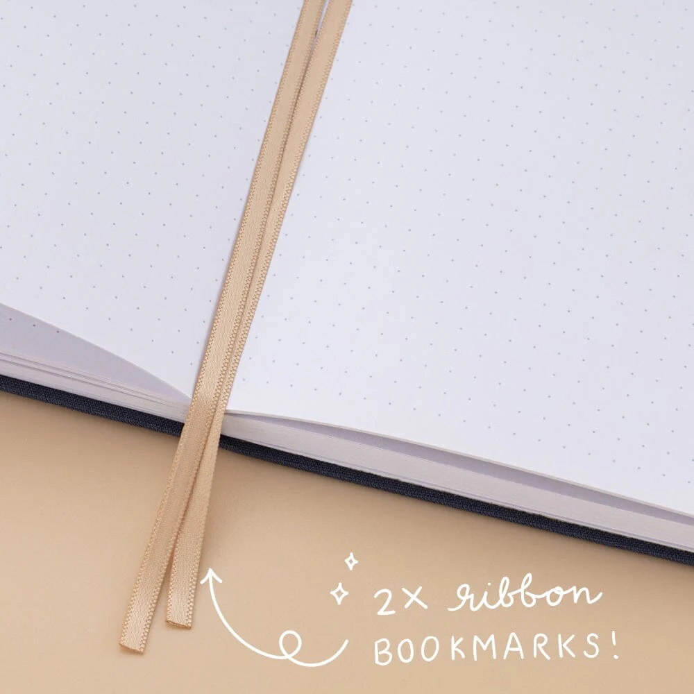 Tsuki ‘Vintage Rose’ Antique Blue Limited Edition Bullet Journal ☾ - Image 11