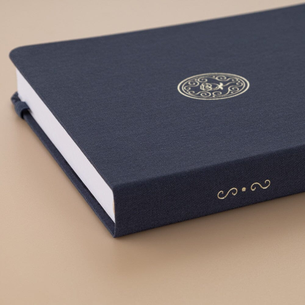 Tsuki ‘Vintage Rose’ Antique Blue Limited Edition Bullet Journal ☾ - Image 9