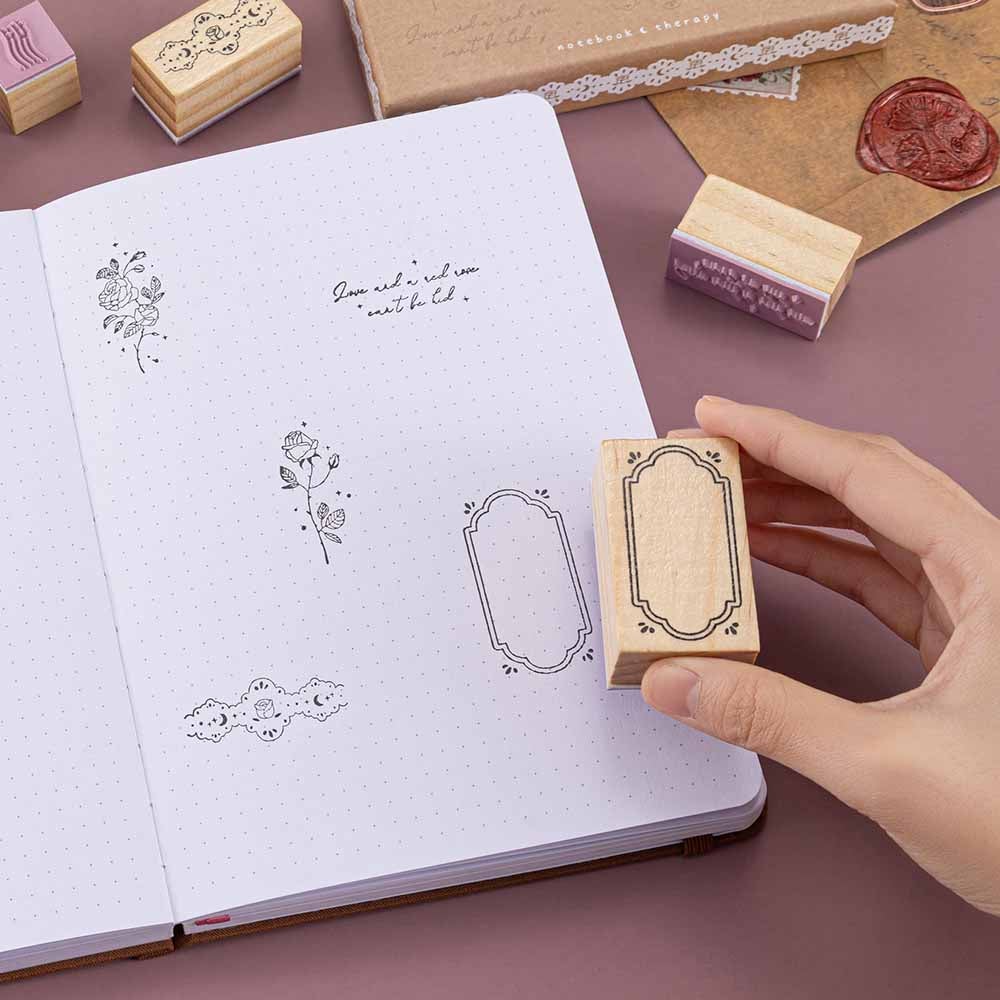 Tsuki ‘Vintage Rose’ Bullet Journal Stamp Set ☾ - Image 6