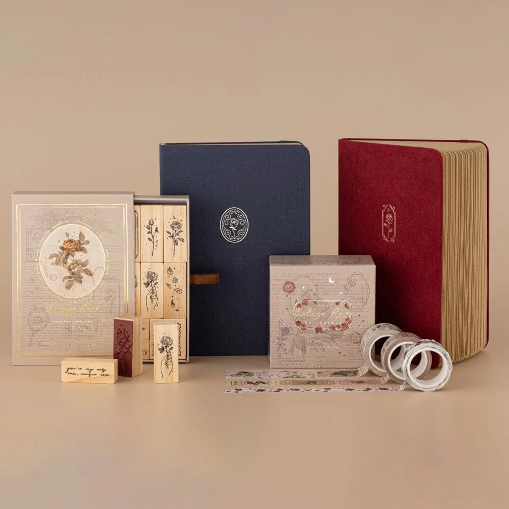 Tsuki ‘Vintage Rose’ Kraft Paper Limited Edition Bullet Journals ☾ - Image 14
