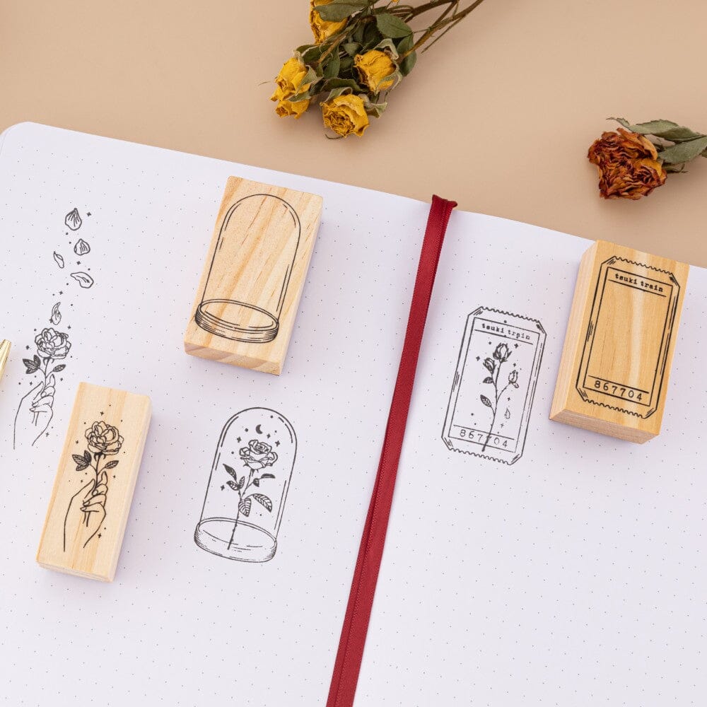 Tsuki ‘Vintage Rose’ #2 Large Stamp Set ☾ - Image 5