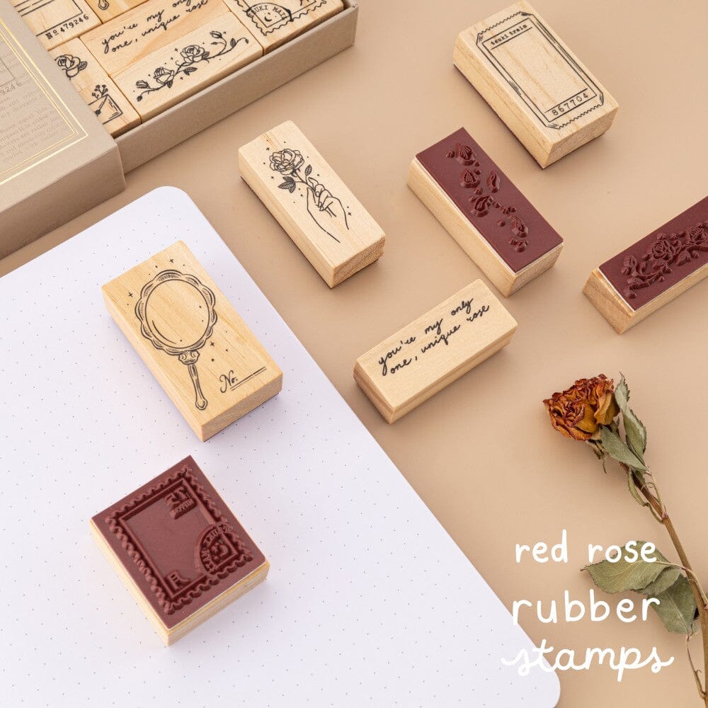 Tsuki ‘Vintage Rose’ #2 Large Stamp Set ☾ - Image 6