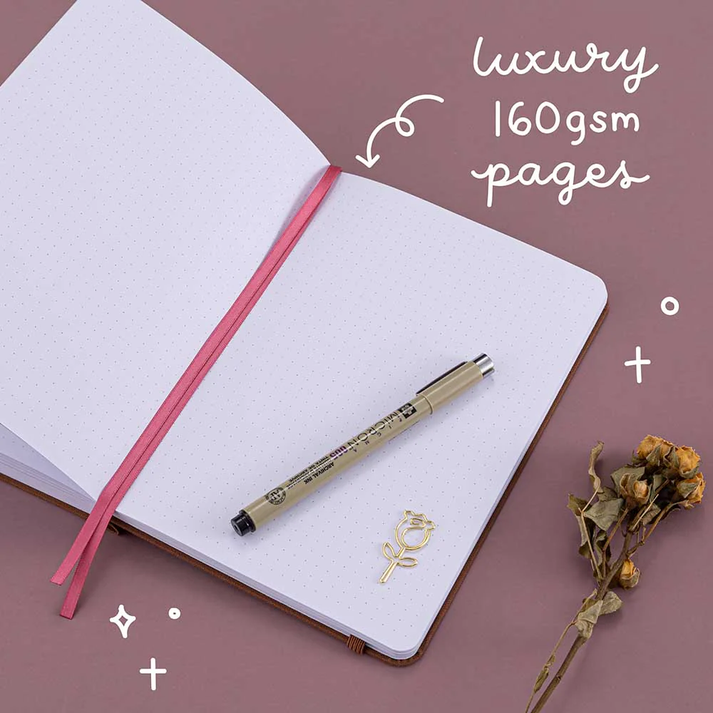 Tsuki ‘Vintage Rose’ Limited Edition Bullet Journal ☾ - Image 11