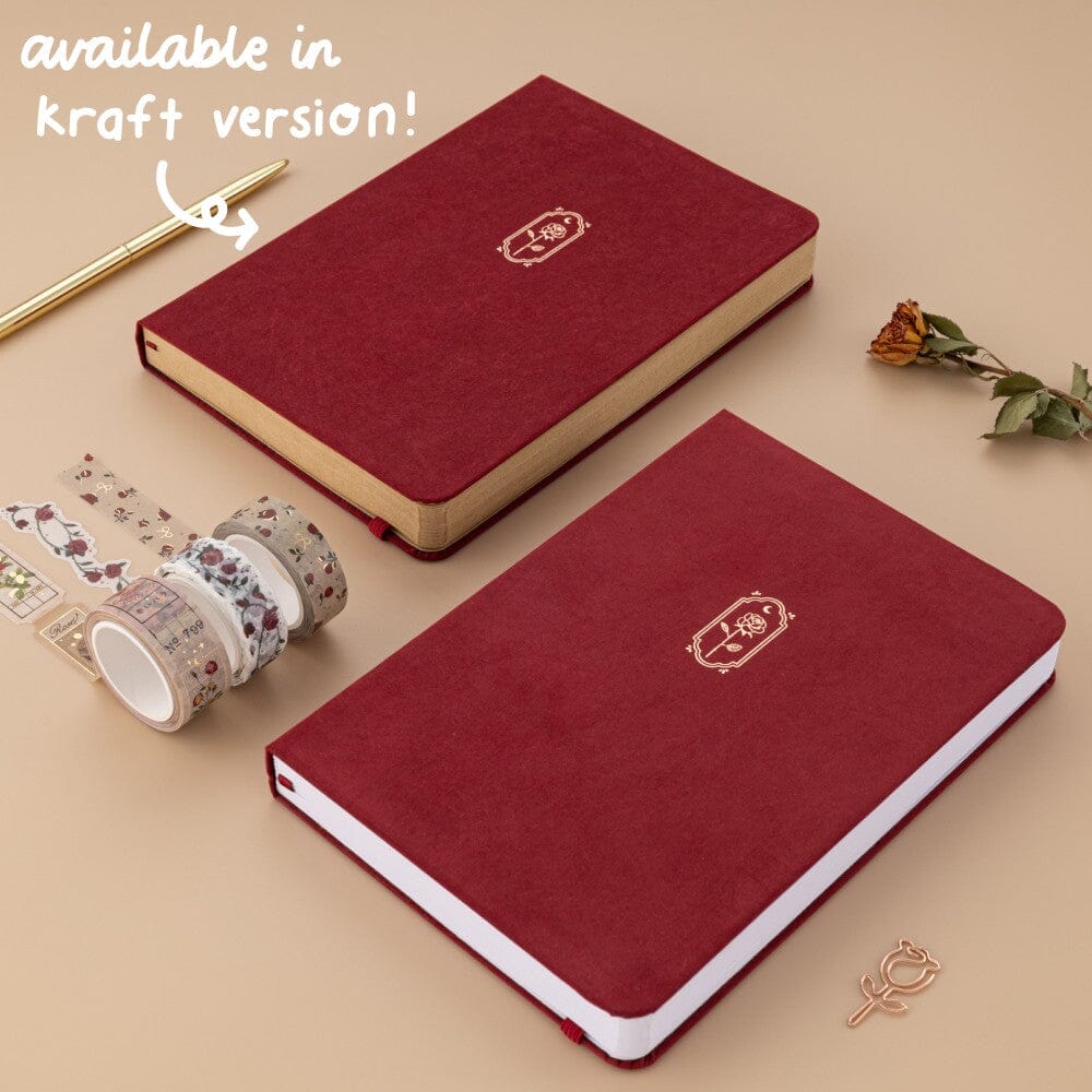 Tsuki ‘Vintage Rose’ Petal Red Limited Edition Bullet Journal ☾ - Image 11