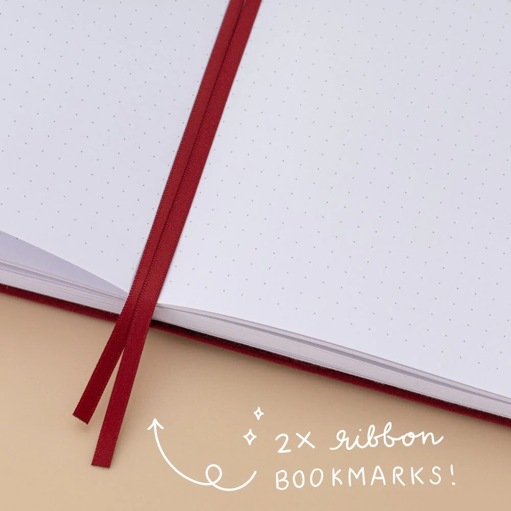 Tsuki ‘Vintage Rose’ Petal Red Limited Edition Bullet Journal ☾ - Image 12