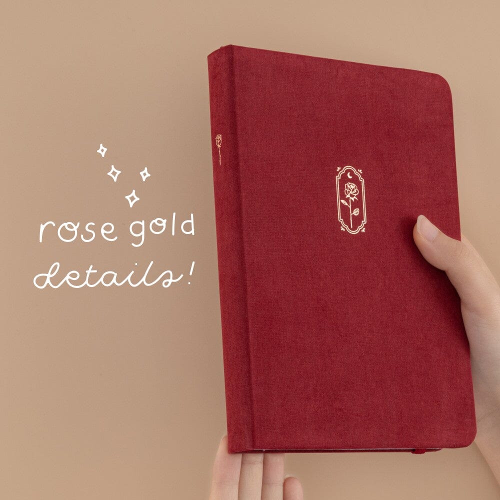 Tsuki ‘Vintage Rose’ Petal Red Limited Edition Bullet Journal ☾ - Image 5