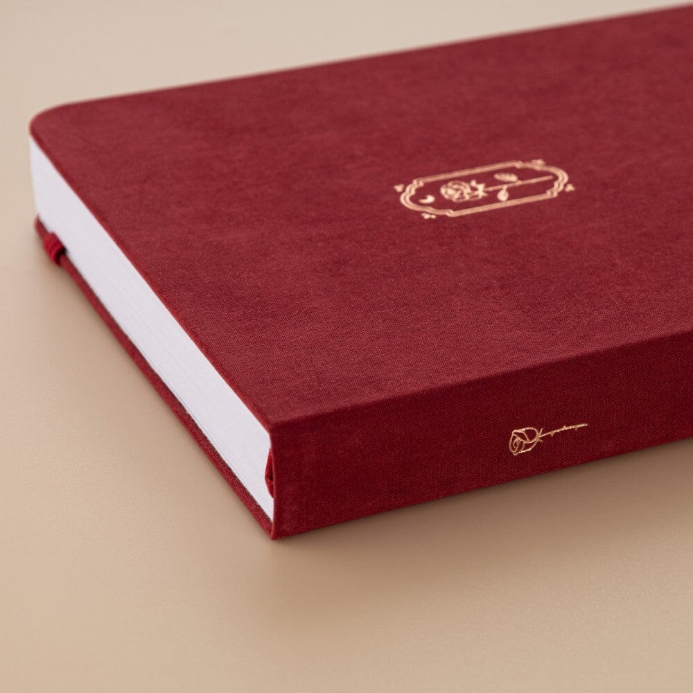 Tsuki ‘Vintage Rose’ Petal Red Limited Edition Bullet Journal ☾ - Image 9