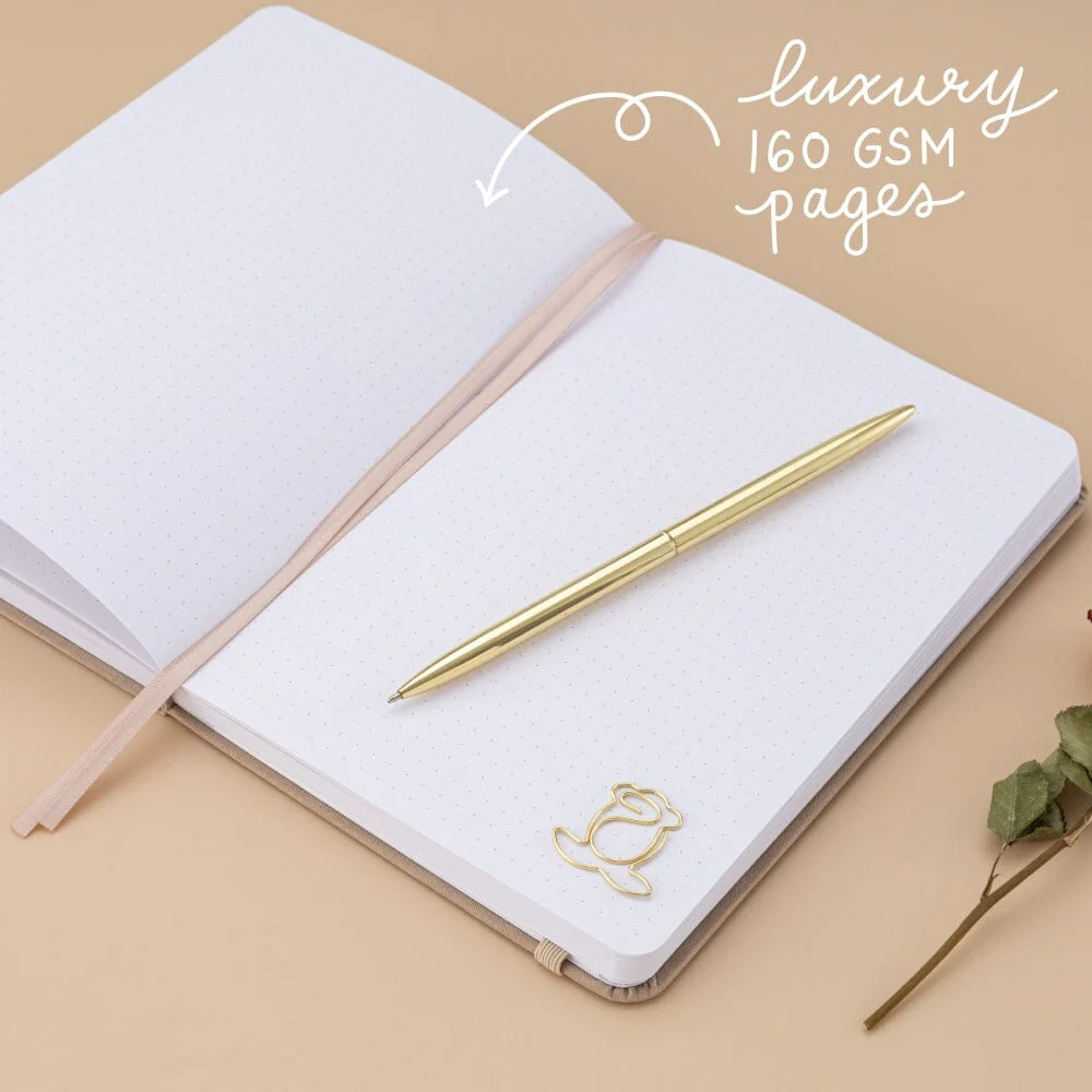 Tsuki ‘Vintage Rose’ Pressed Petal Limited Edition Bullet Journal ☾ - Image 10