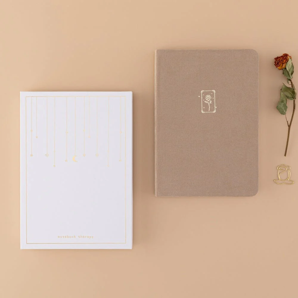 Tsuki ‘Vintage Rose’ Pressed Petal Limited Edition Bullet Journal ☾ - Image 12