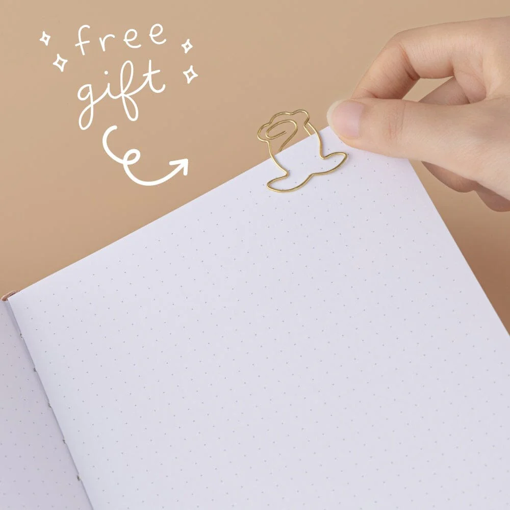 Tsuki ‘Vintage Rose’ Pressed Petal Limited Edition Bullet Journal ☾ - Image 9
