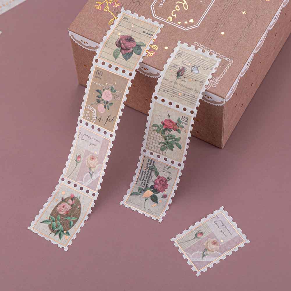 Tsuki ‘Vintage Rose’ Washi Tape Set ☾ - Image 11