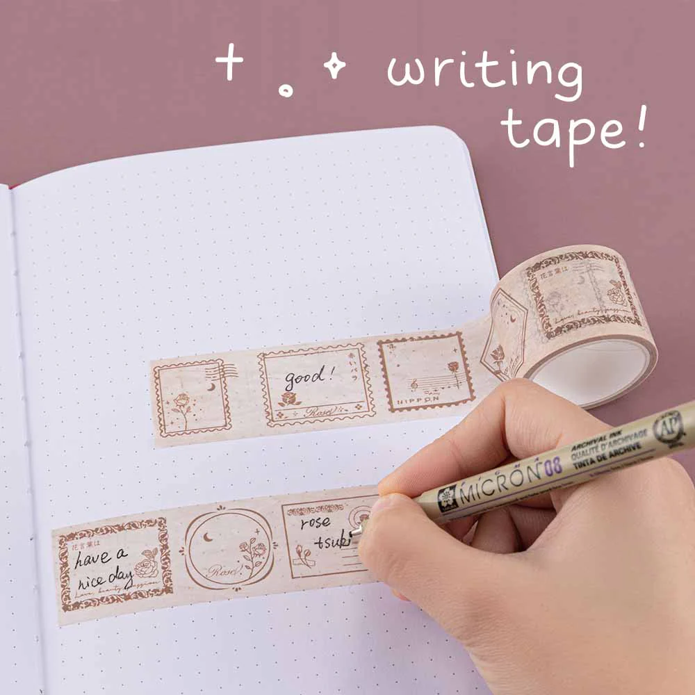 Tsuki ‘Vintage Rose’ Washi Tape Set ☾ - Image 9