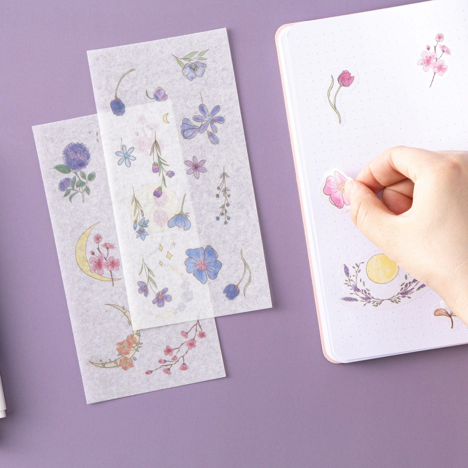 Tsuki ‘Watercolour Garden’ Stickers - Set Of 10 - Image 11