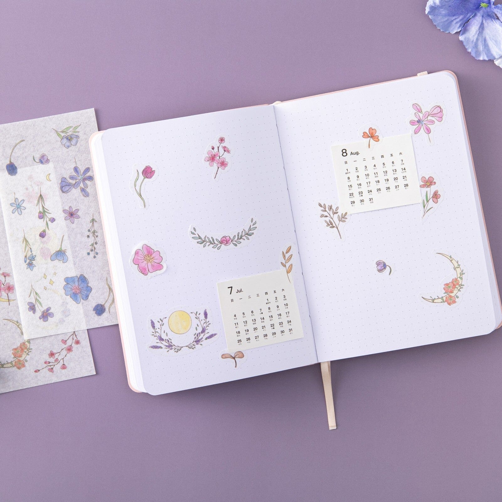 Tsuki ‘Watercolour Garden’ Stickers - Set Of 10 - Image 16