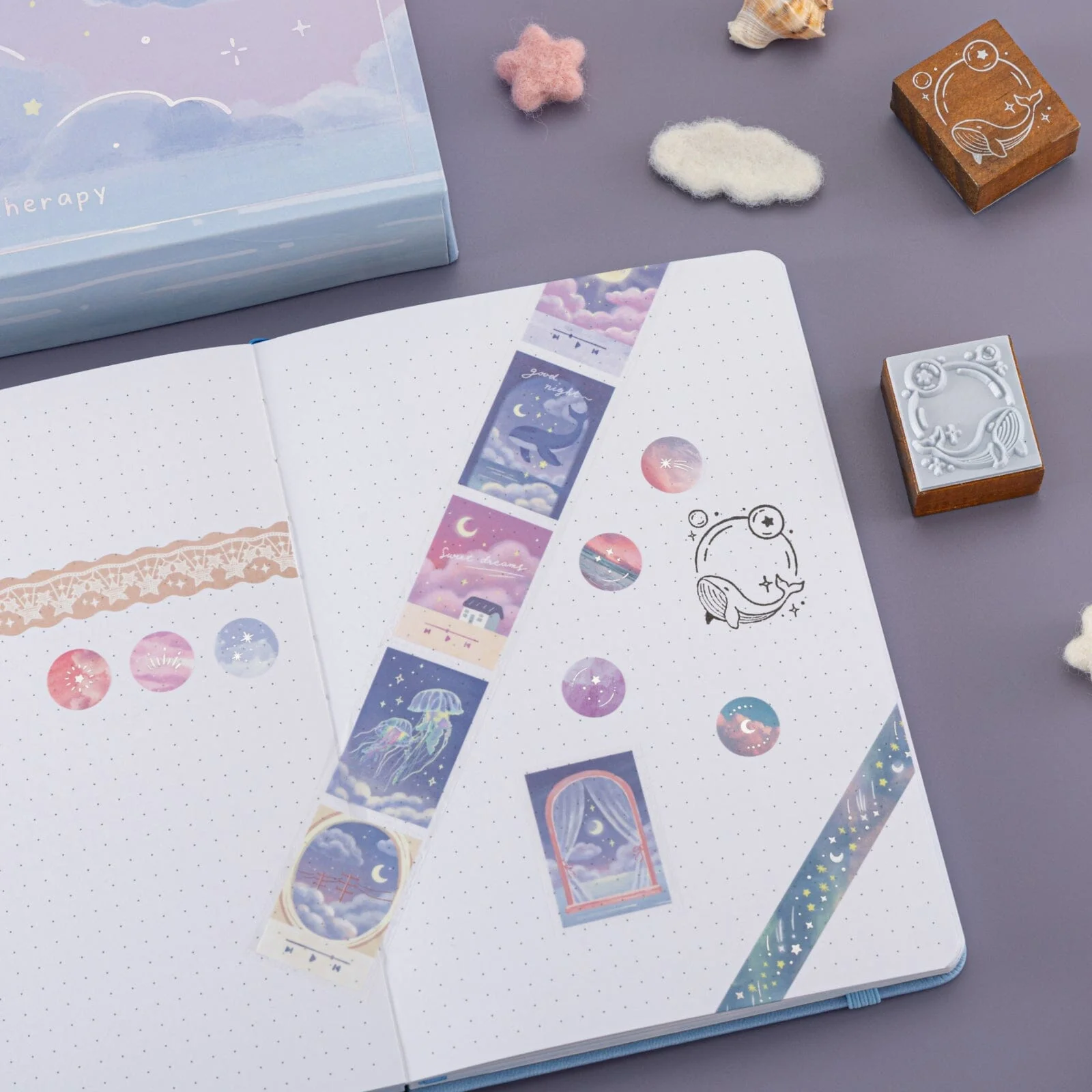 Tsuki ‘Whale Dreams’ Limited Edition Holographic Bullet Journal Set ☾ - Image 16