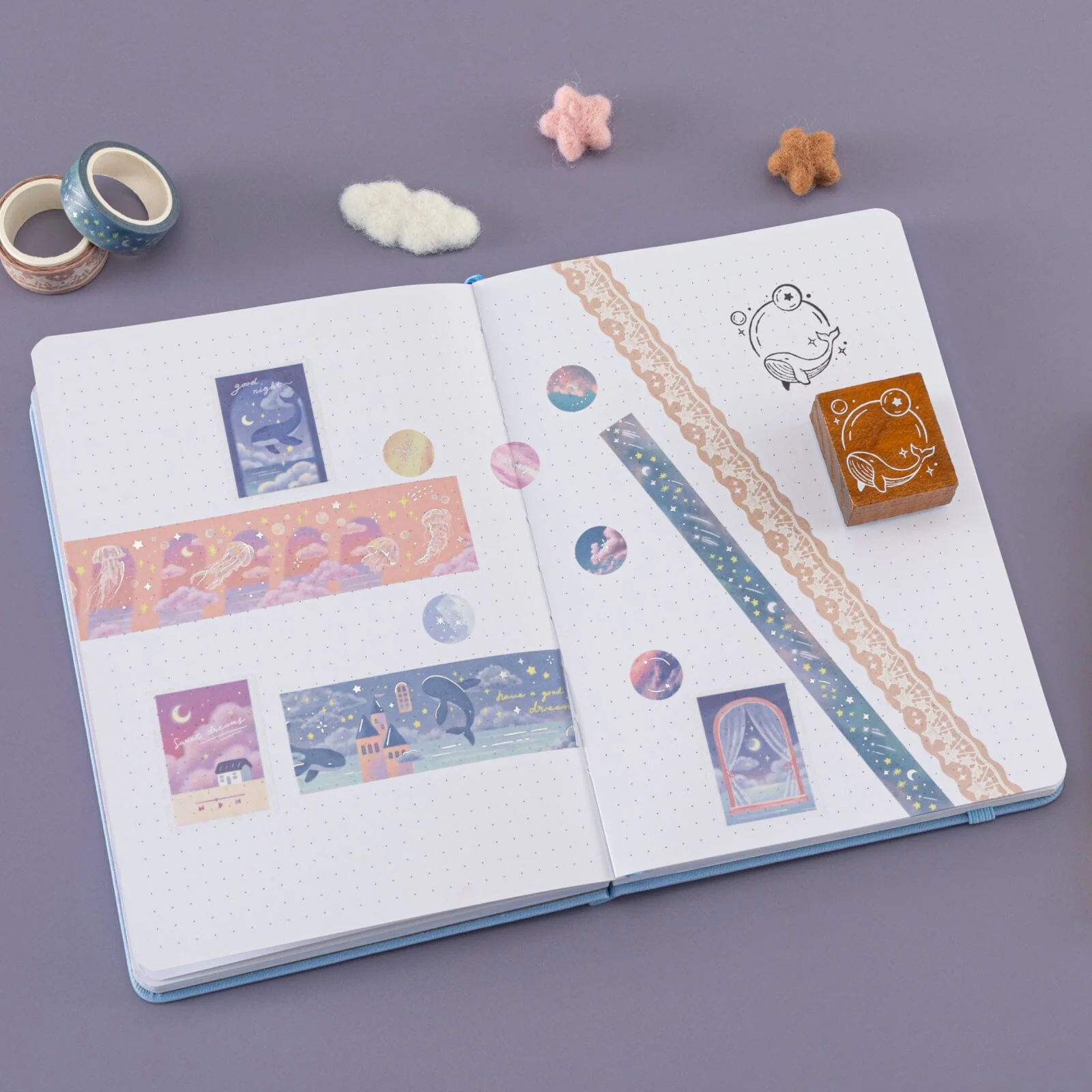 Tsuki ‘Whale Dreams’ Limited Edition Holographic Bullet Journal Set ☾ - Image 18