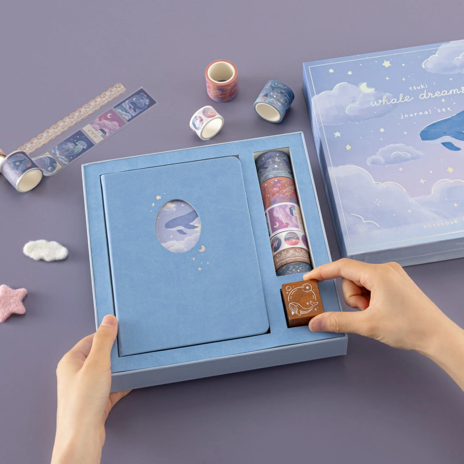 Tsuki ‘Whale Dreams’ Limited Edition Holographic Bullet Journal Set ☾ - Image 3