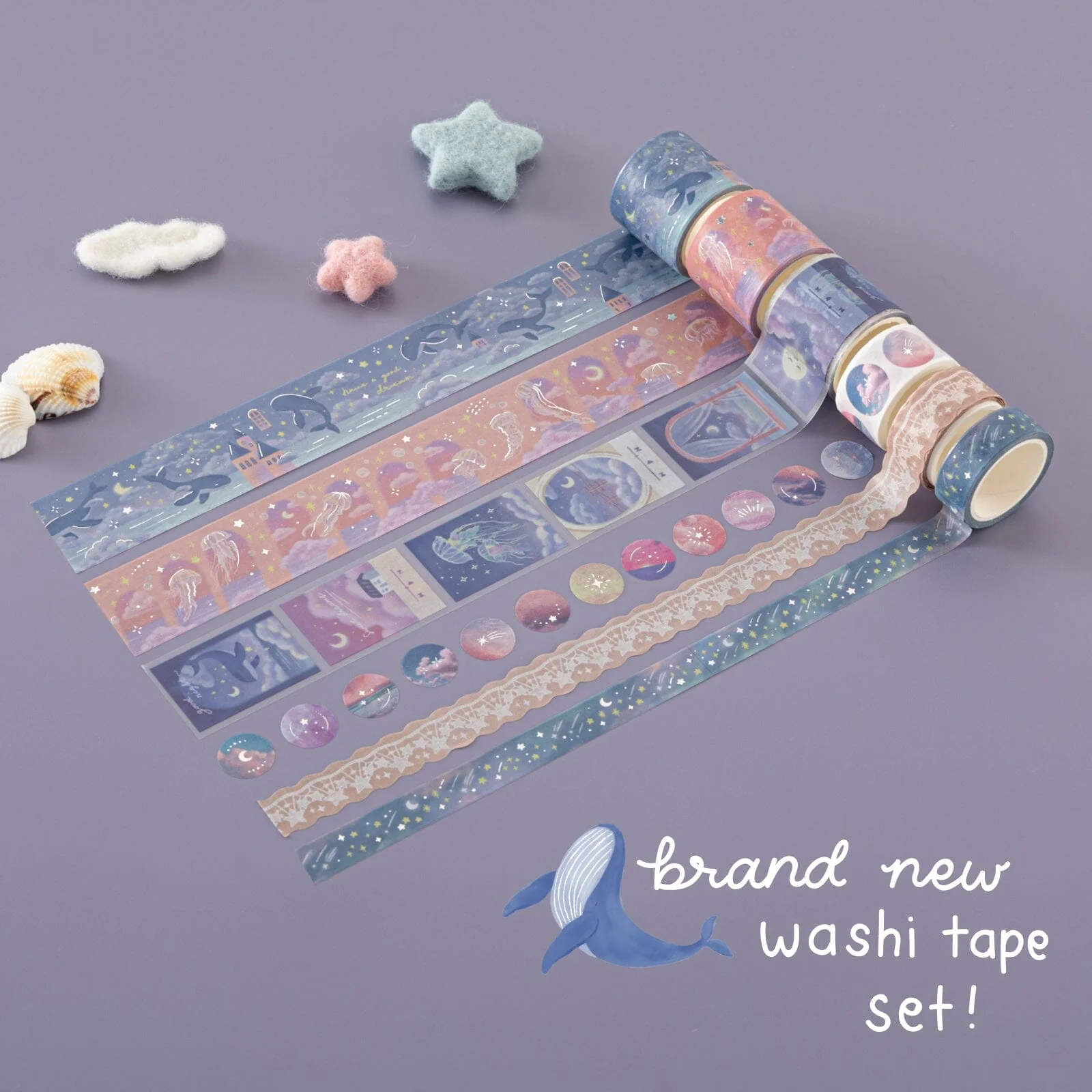 Tsuki ‘Whale Dreams’ Limited Edition Holographic Bullet Journal Set ☾ - Image 6
