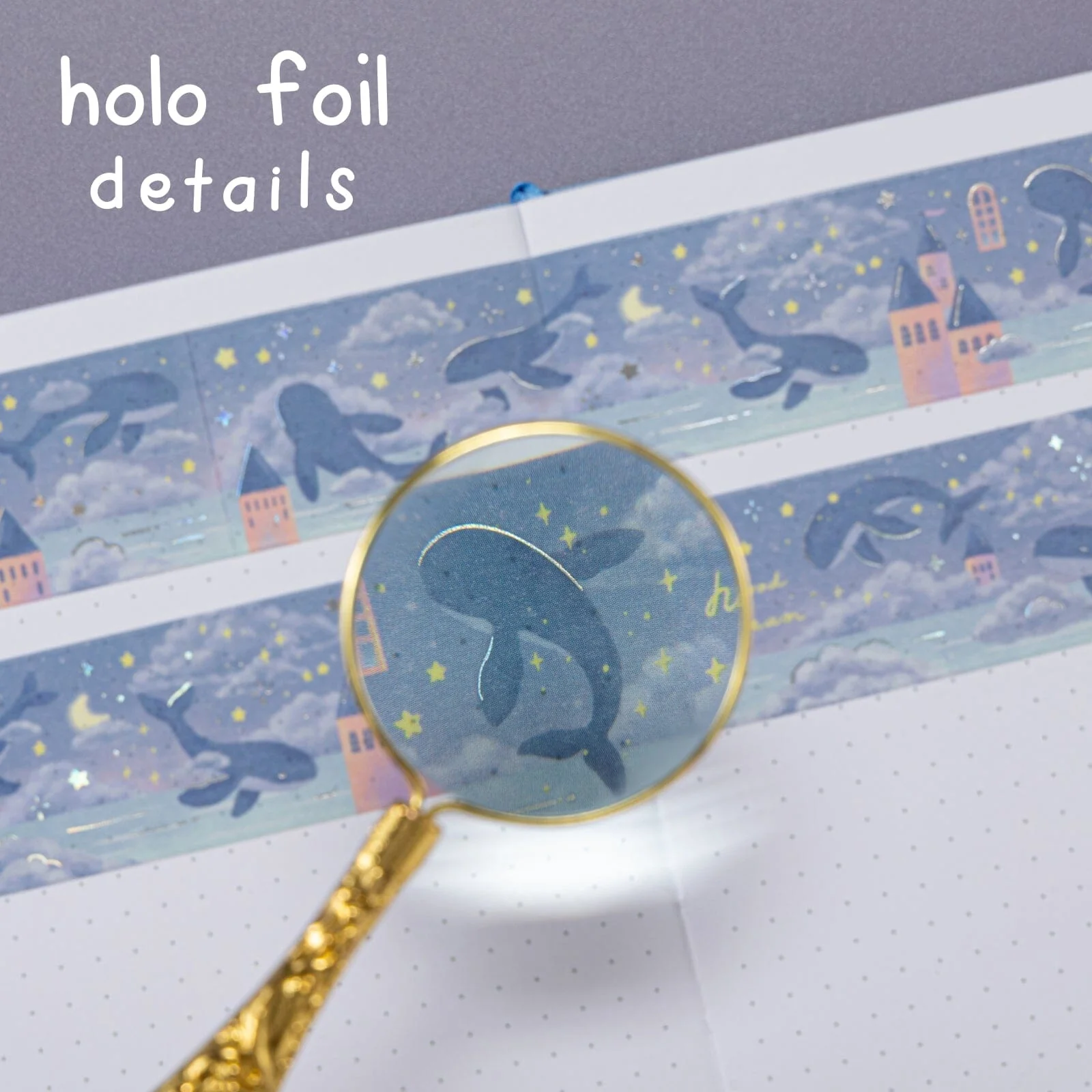 Tsuki ‘Whale Dreams’ Limited Edition Holographic Bullet Journal Set ☾ - Image 8