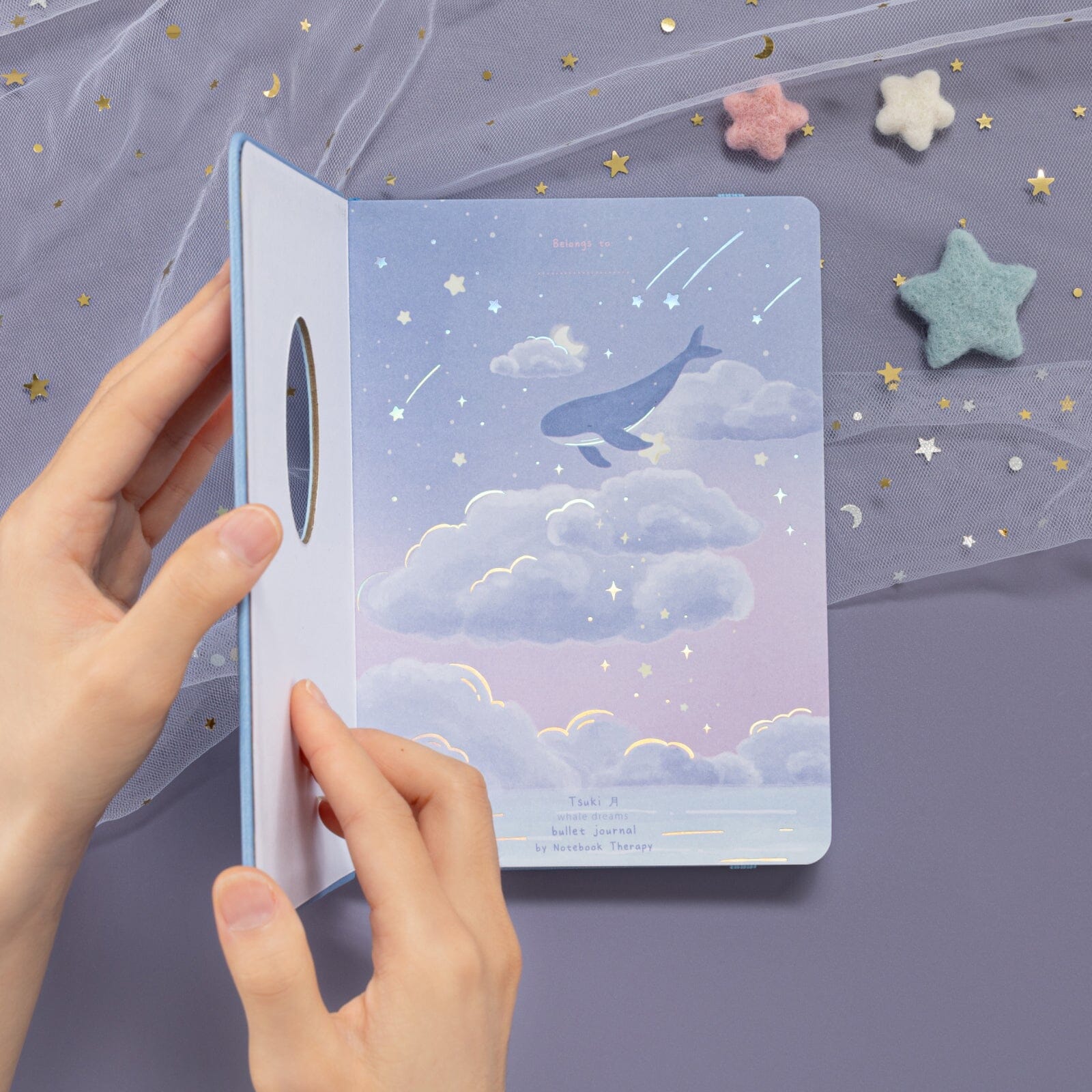 Tsuki ‘Whale Dreams’ Limited Edition Holographic Bullet Journal Set ☾ - Image 9