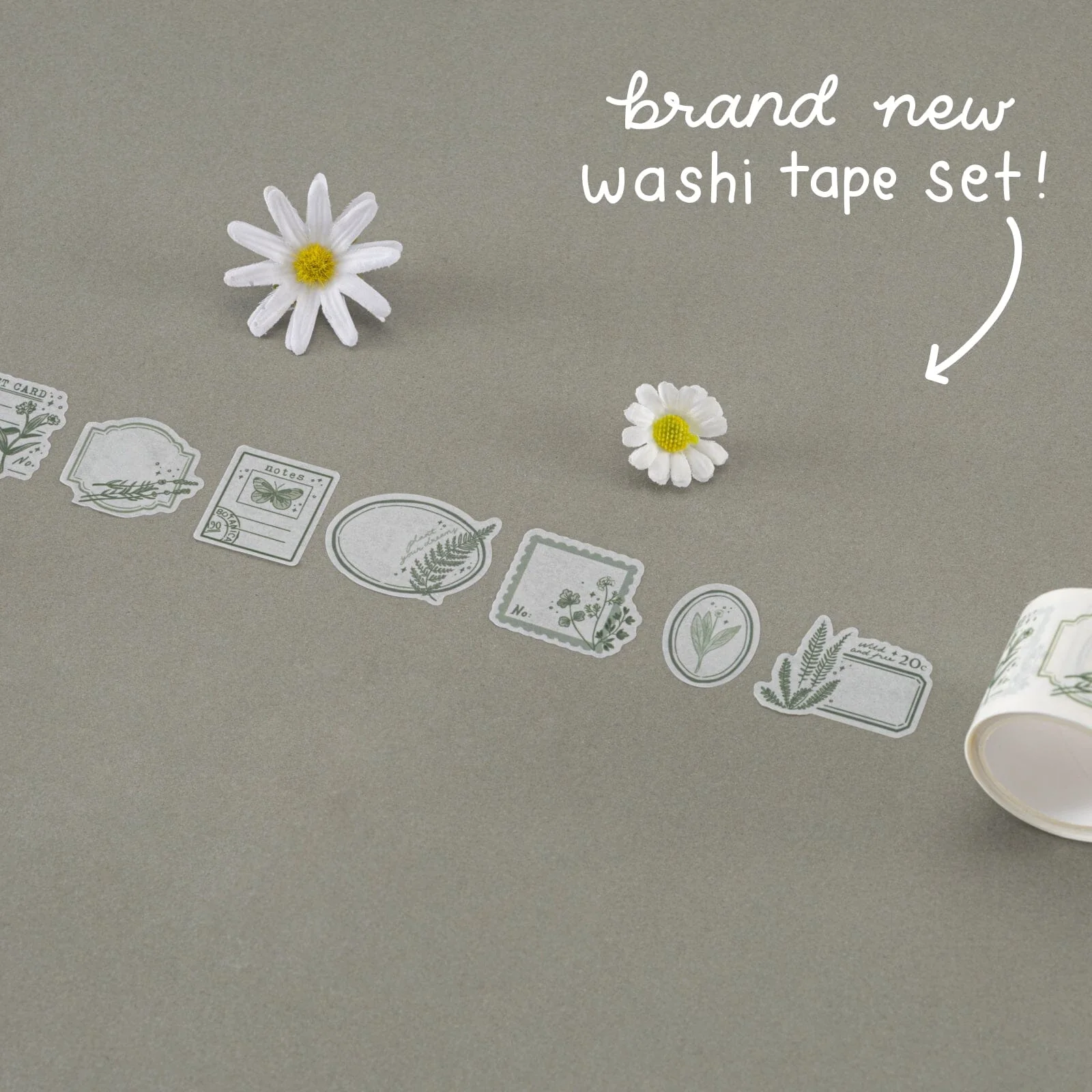 Tsuki ‘Whimsical Botanics’ Washi Tape Set ☾ - Image 10