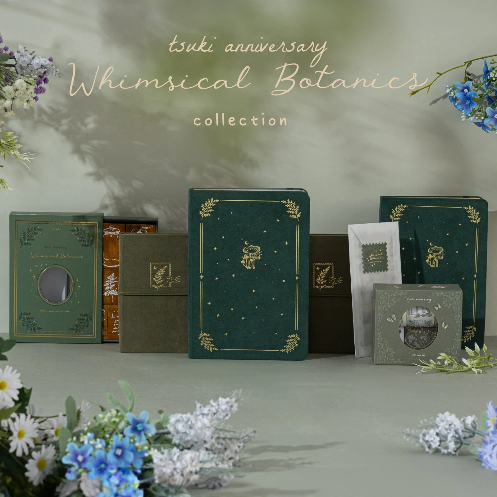 Tsuki ‘Whimsical Botanics’ Washi Tape Set ☾ - Image 19